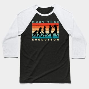 Muay Thai Evolution Clsssic Sign Baseball T-Shirt